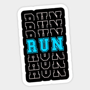 Run Runner Running Sticker